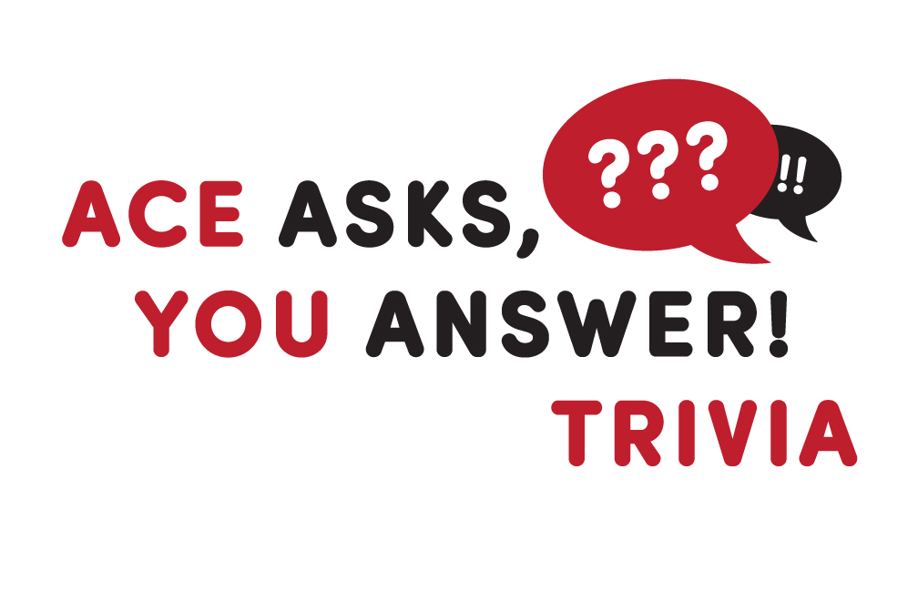 Ace asks you answer trivia logo